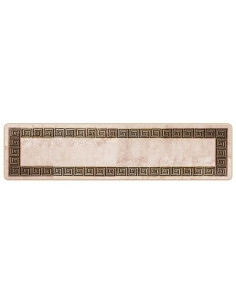 Runner Tappeto MARSA Nero 50 x 200 cm Poliestere e PVC 2