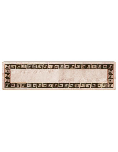 Runner Tappeto MARSA Nero 50 x 200 cm Poliestere e PVC