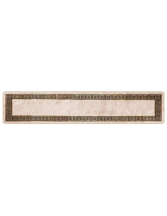 Runner Tappeto MARSA Nero 50 x 250 cm Poliestere e PVC 2