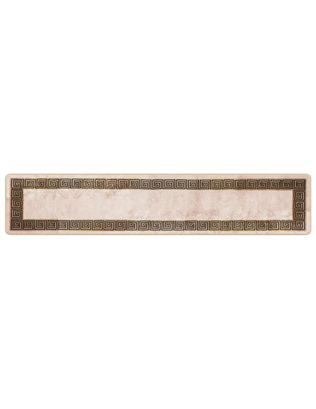 Runner Tappeto MARSA Nero 50 x 250 cm Poliestere e PVC