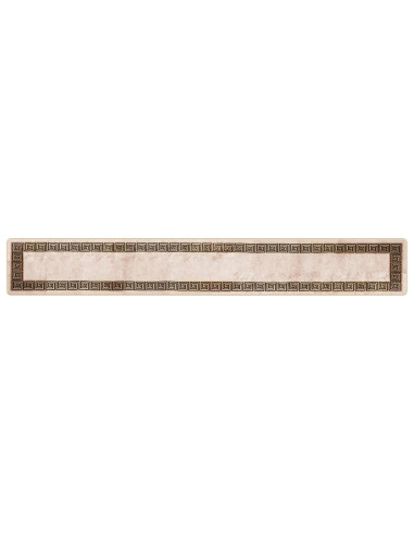 Runner Tappeto MARSA Nero 50 x 350 cm Poliestere e PVC