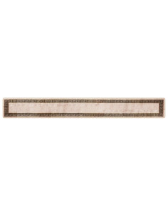 Runner Tappeto MARSA Nero 50 x 400 cm Poliestere e PVC 2