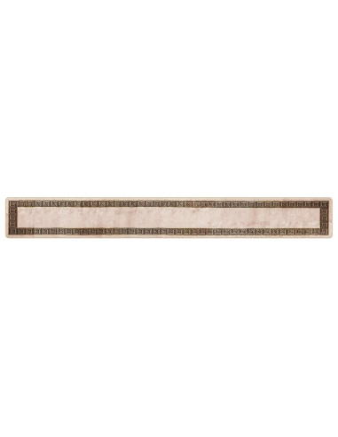 Runner Tappeto MARSA Nero 50 x 400 cm Poliestere e PVC