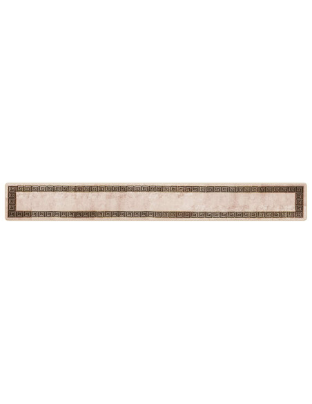 Runner Tappeto MARSA Nero 50 x 400 cm Poliestere e PVC
