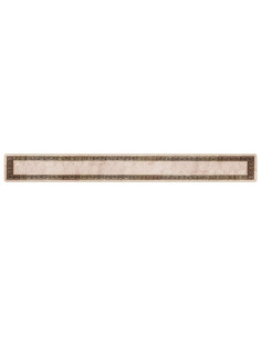 Runner Tappeto MARSA Nero 50 x 450 cm Poliestere e PVC 2