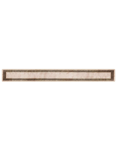 Runner Tappeto MARSA Nero 50 x 450 cm Poliestere e PVC