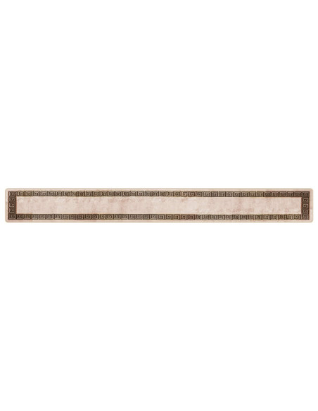 Runner Tappeto MARSA Nero 50 x 450 cm Poliestere e PVC