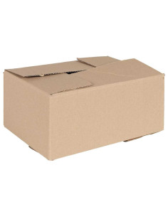 Scatola Pieghevole 50 pcs Naturale 30 x 21,5 x 14 cm Cartone
