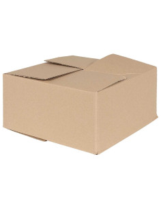 Scatola Pieghevole 50 pcs Naturale 30 x 30 x 15 cm Cartone