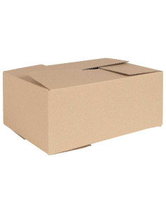 Scatola Pieghevole 50 pcs Naturale 35 x 24 x 15 cm Cartone