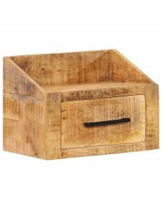 Armadio da Notte con cassetto Marrone 40 x 30 x 30 cm