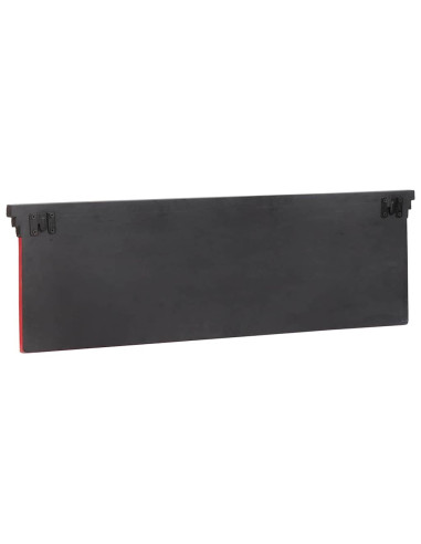 Appendiabiti Nero 80 x 25 x 2 cm Legno di mango massello