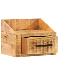 Armadio da Notte con cassetto Marrone 40 x 30 x 30 cm 2