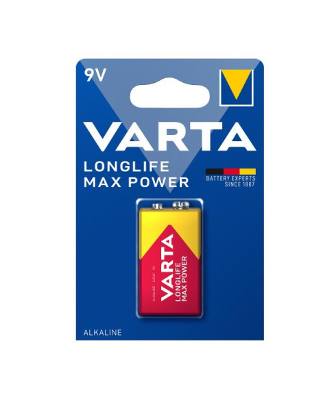 LONGLIFE MAX POWER ROSSA 9V
