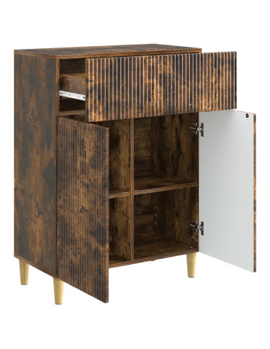 Credenza Rovere Fumo 66 x 34,5 x 90 cm Legno ingegnerizzato