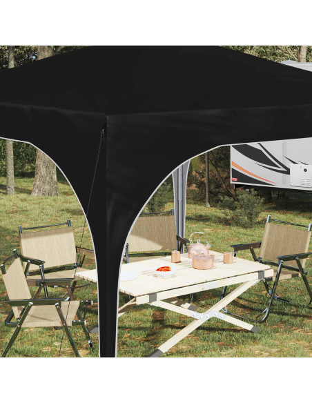 Tenda per feste a pop-up 290 x 290 x 245 cm Nero