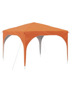 Tenda per feste a pop-up 290 x 290 x 245 cm Arancione 2