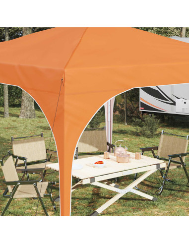 Tenda per feste a pop-up 290 x 290 x 245 cm Arancione