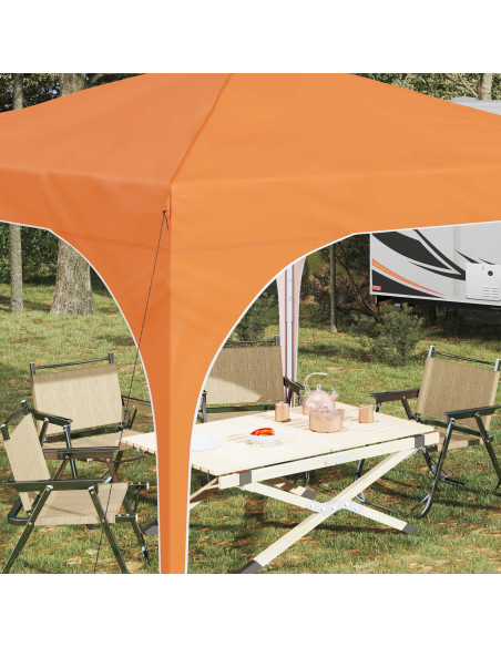 Tenda per feste a pop-up 290 x 290 x 245 cm Arancione