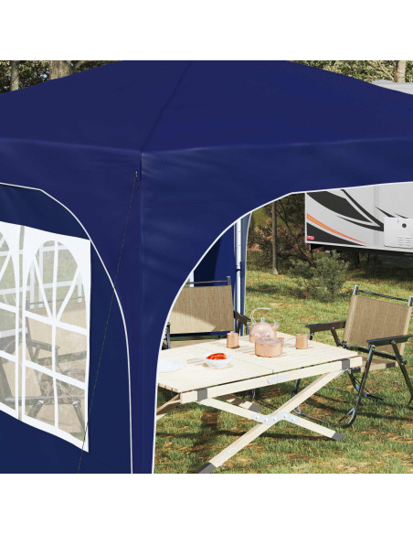 Tenda per feste a pop-up 290 x 290 x 245 cm Blu