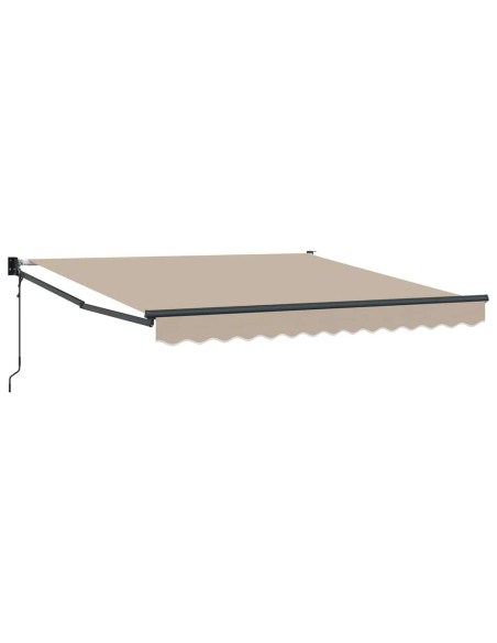 Tenda da Sole Beige 300 x 250 x 165 cm Poliestere