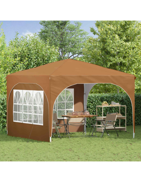 Tenda per feste a pop-up 290 x 290 x 245 cm Beige