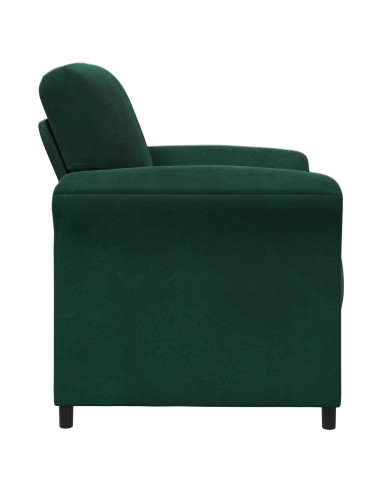 Divano 1 posto Verde Scuro 88 x 83 x 95 cm Velluto