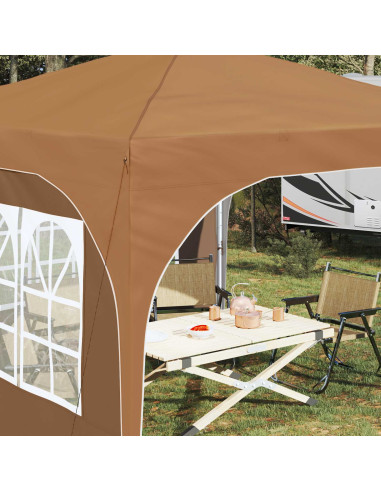 Tenda per feste a pop-up 290 x 290 x 245 cm Beige
