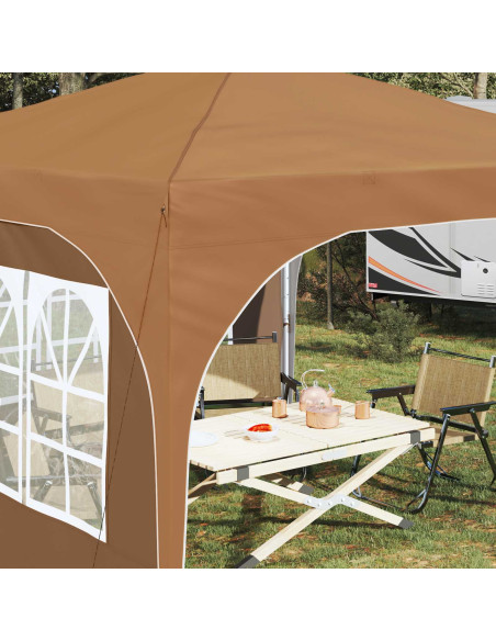 Tenda per feste a pop-up 290 x 290 x 245 cm Beige
