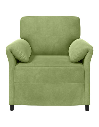 Divano 1 posto Verde chiaro 88 x 83 x 95 cm Velluto