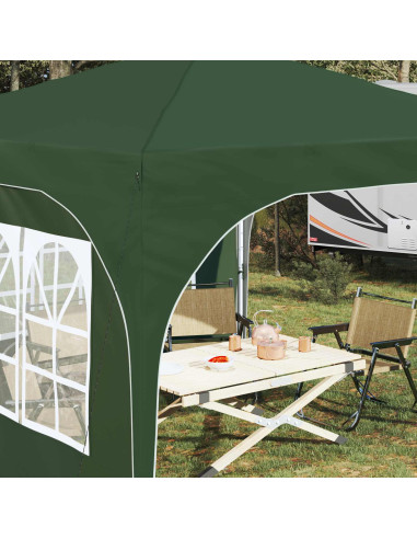 Tenda per feste a pop-up 290 x 290 x 245 cm Verde