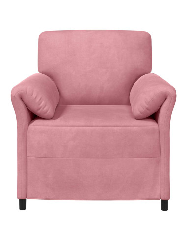 Divano 1 posto Rosa 88 x 83 x 95 cm Velluto