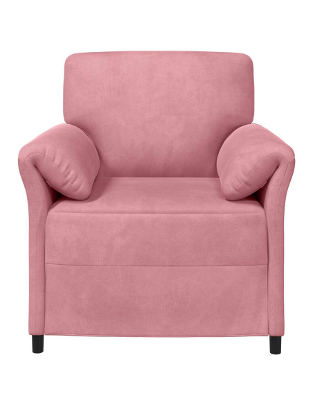 Divano 1 posto Rosa 88 x 83 x 95 cm Velluto