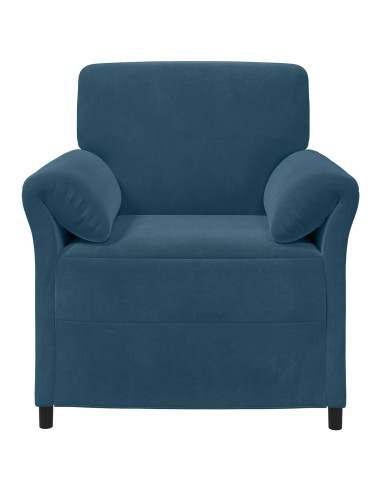 Divano 1 posto Blu 88 x 83 x 95 cm Velluto