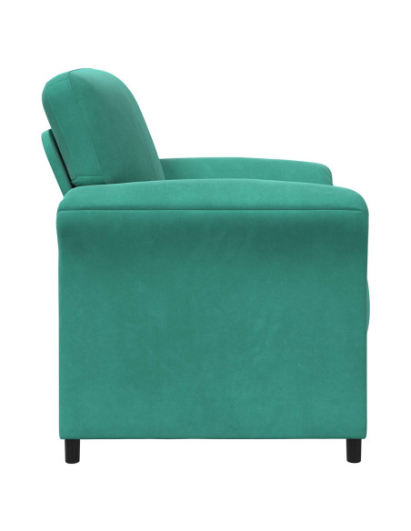 Divano 1 posto Turchese 88 x 83 x 95 cm Velluto