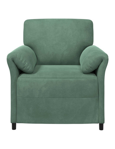 Divano 1 posto Verde Mare 88 x 83 x 95 cm Velluto