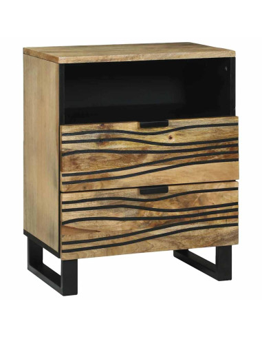 Armadio da Notte con cassetto Marrone 50 x 33 x 62 cm