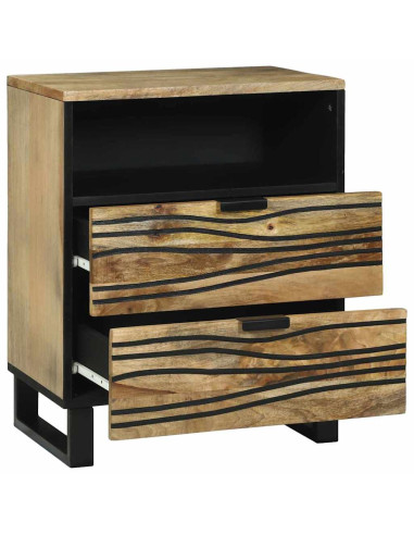 Armadio da Notte con cassetto Marrone 50 x 33 x 62 cm