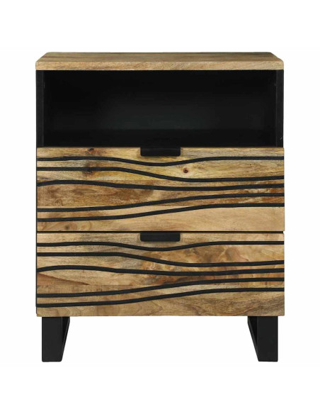 Armadio da Notte con cassetto Marrone 50 x 33 x 62 cm