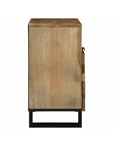 Armadio da Notte con cassetto Marrone 50 x 33 x 62 cm