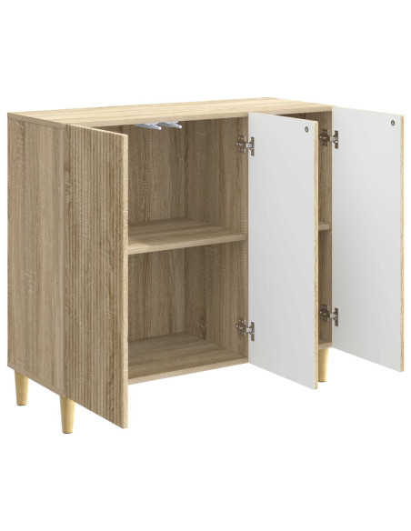 Credenza Rovere Sonoma 89 x 34,5 x 80 cm Legno ingegnerizzato