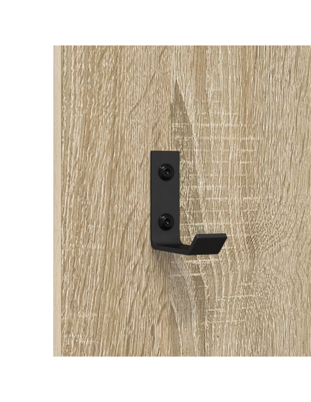 Appendiabiti a muro Rovere Sonoma 30 x 1,5 x 80 cm