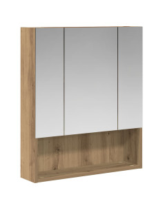 Mobiletto per specchio da bagno con porta Rovere Artigianale 2