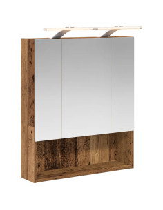 Mobiletto per specchio da bagno Legno vecchio 60 x 14.5 x 70 cm 2