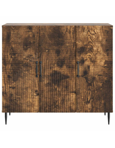 Credenza Rovere Fumo 89 x 34,5 x 80 cm Legno ingegnerizzato
