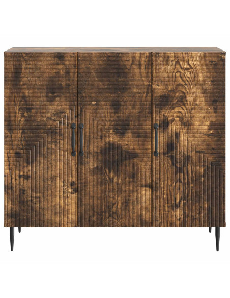 Credenza Rovere Fumo 89 x 34,5 x 80 cm Legno ingegnerizzato