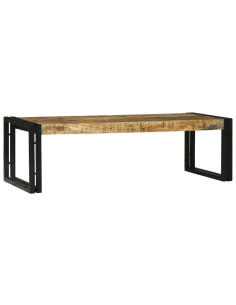 Tavolino da salotto 2 pcs Marrone Legno di mango massello 2