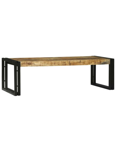 Tavolino da salotto 2 pcs Marrone Legno di mango massello