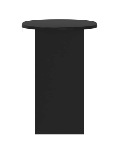 Tavolo laterale Nero 50 x 39,5 x 55 cm Legno ingegnerizzato