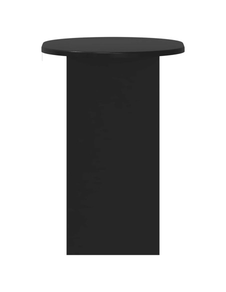 Tavolo laterale Nero 50 x 39,5 x 55 cm Legno ingegnerizzato